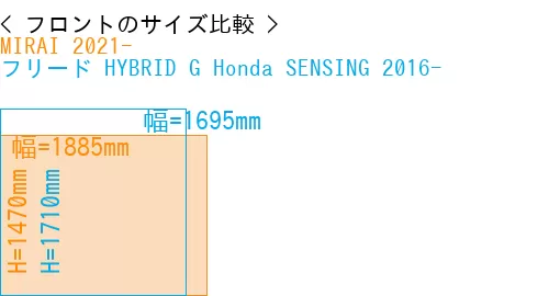 #MIRAI 2021- + フリード HYBRID G Honda SENSING 2016-